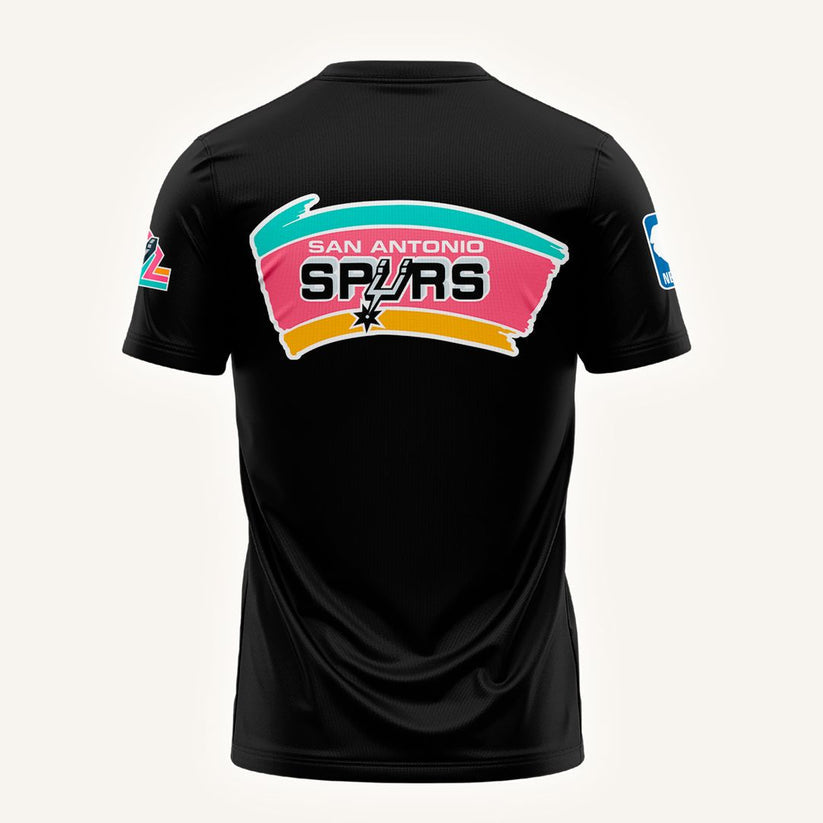 San Antonio Spurs Back To Black City Edition T-Shirt
