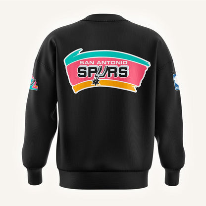 San Antonio Spurs Back To Black City Edition Sweatshirt