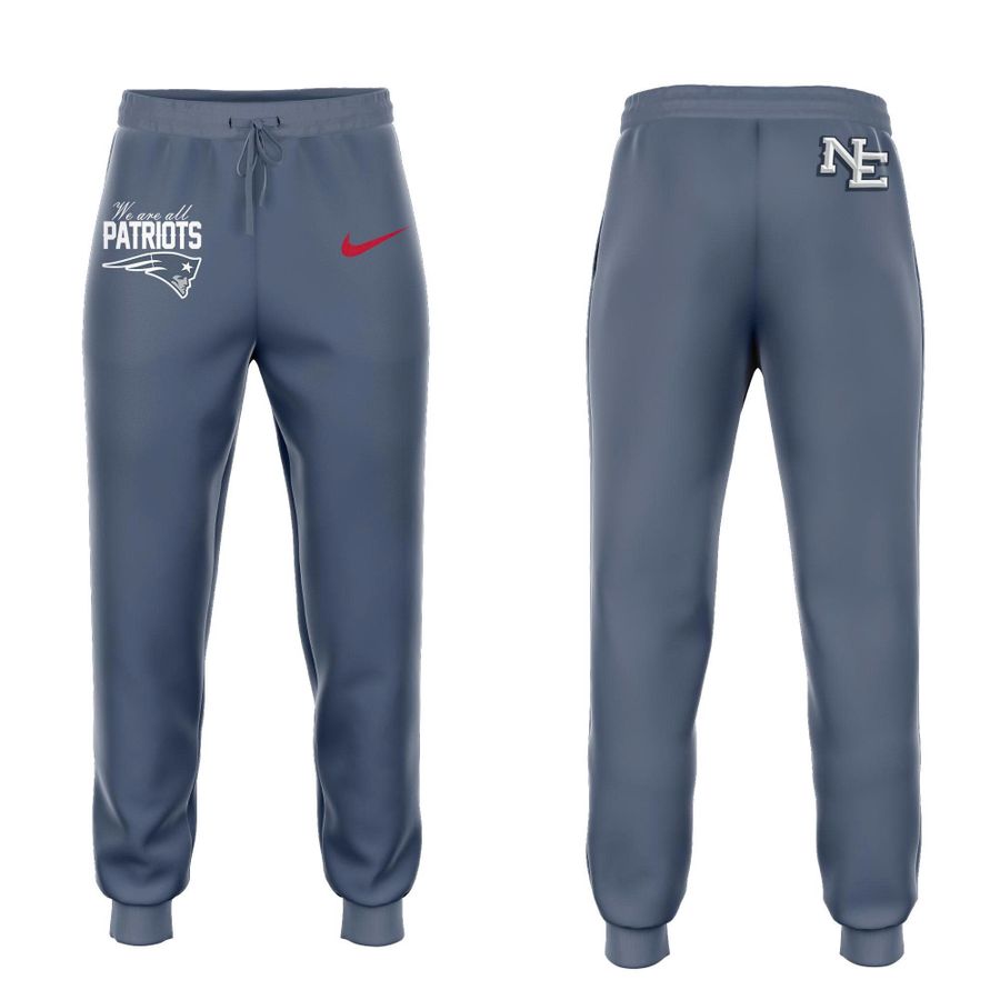 NE Patriots 2025 Rivalries Nor’Easter Storm Blue Zip Hoodie