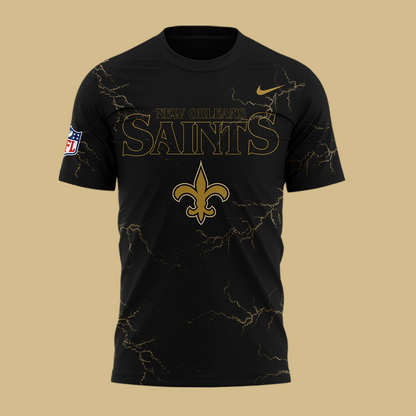 New Orleans Saints black uniform 2025 T-Shirt
