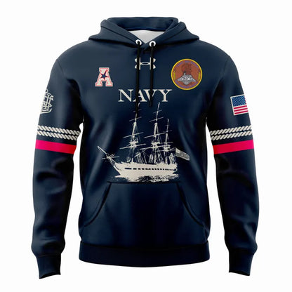 Navy Football Uniforms For The Celebrating 250 Years Combo Hoodie