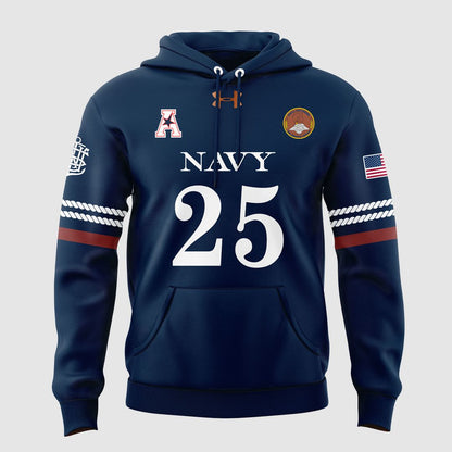 Navy Midshipmen 250th Anniversary Uniform Sideline Collection Replica Hoodie