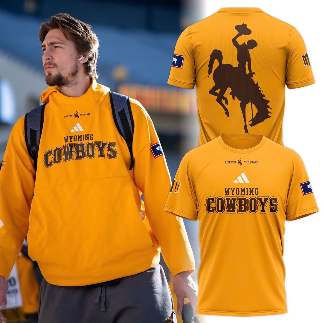 Exclusive Wyoming Cowboy Football T-shirt