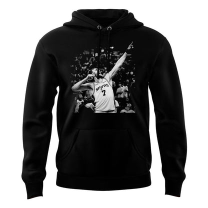 Limited edition hoodie "Luke Kornet" San Antonio Spurs for fans