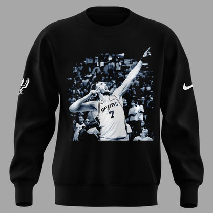 Limited edition sweatshirt "Luke Kornet" San Antonio Spurs 2025.