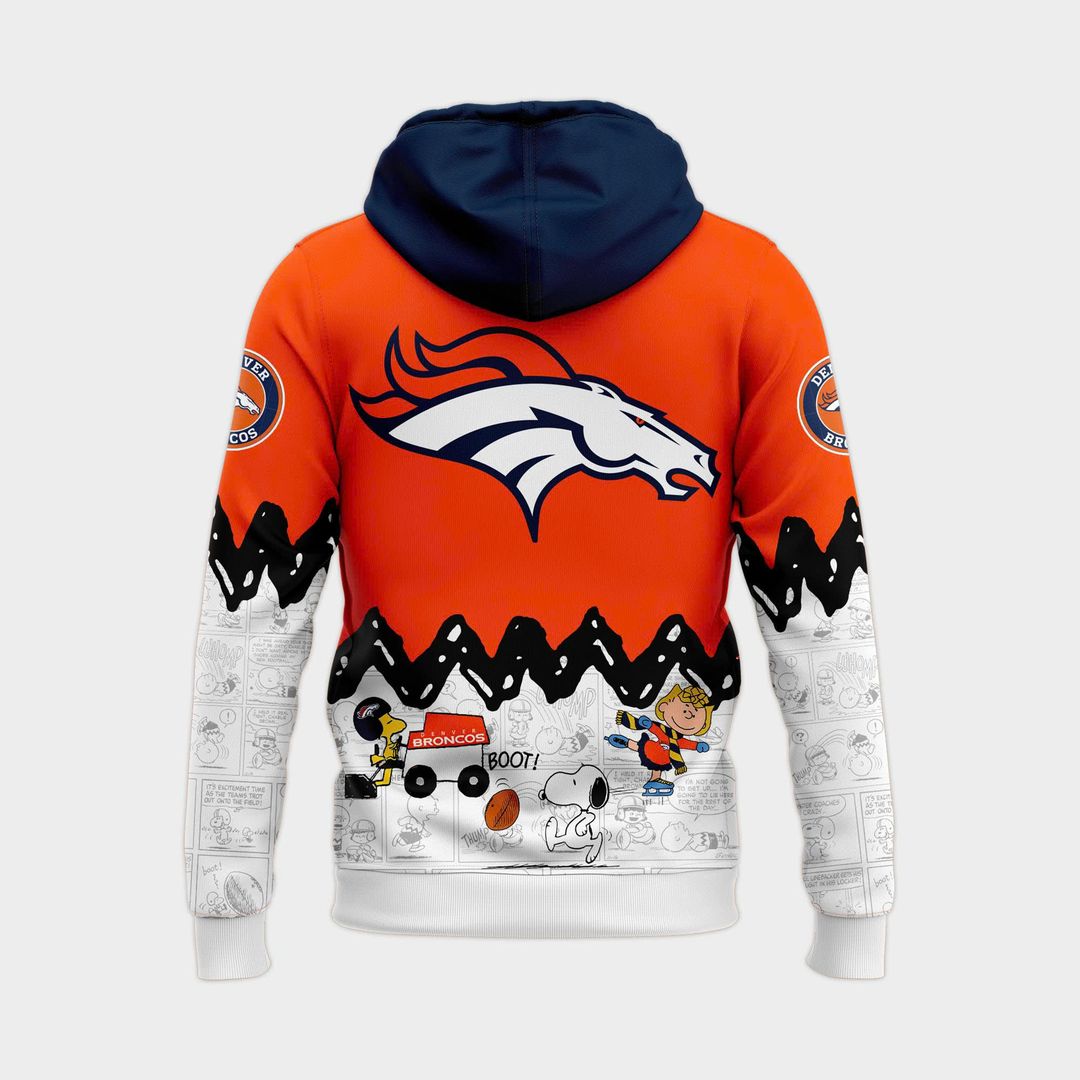 Denver Broncos Peanuts Night 2025 Special Combo Hoodie