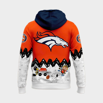 Denver Broncos Peanuts Night 2025 Special Combo Hoodie