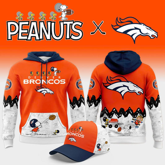Denver Broncos Peanuts Night 2025 Special Combo Hoodie