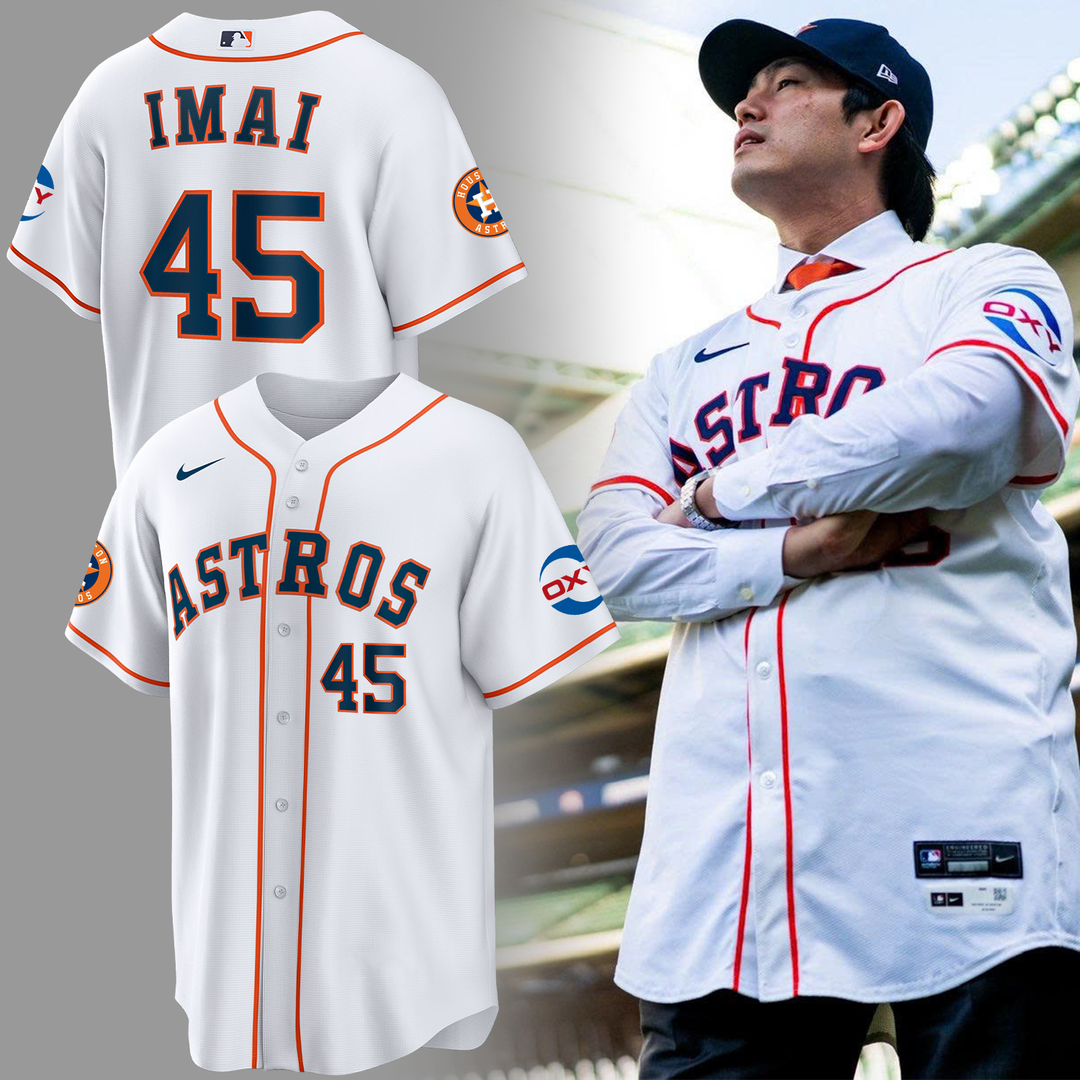 Houston Astros Tatsuya Imai Nike White Home Replica Jersey