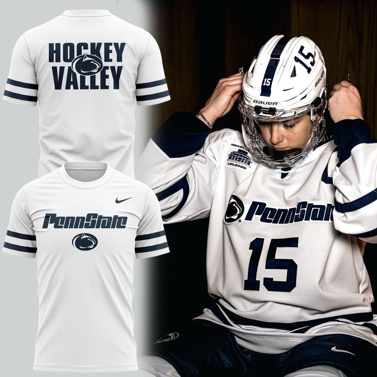 Penn State Hockey Beaver Stadium Uniform T-Shirt - Limited Edition