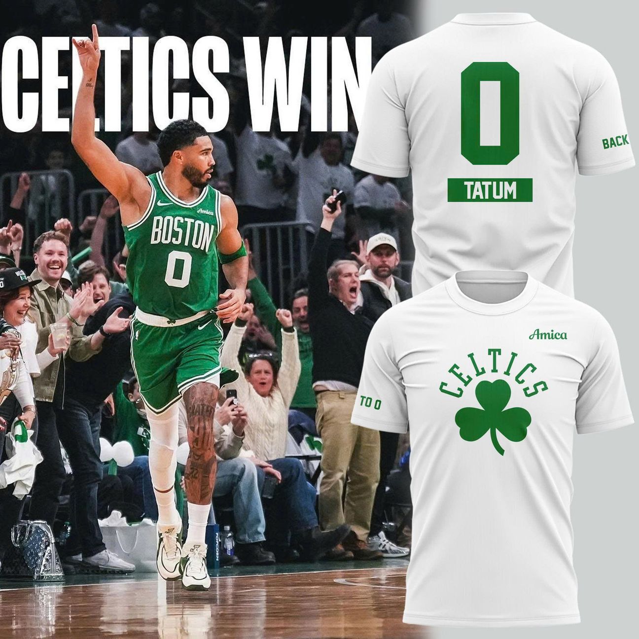 Special 2026 Jayson Tatum “Back to 0” Boston Celtics T-Shirt