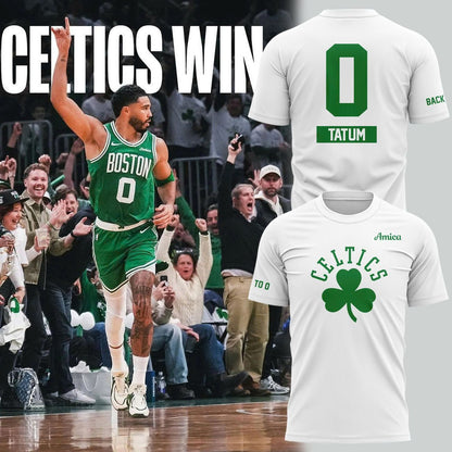 Special 2026 Jayson Tatum “Back to 0” Boston Celtics T-Shirt