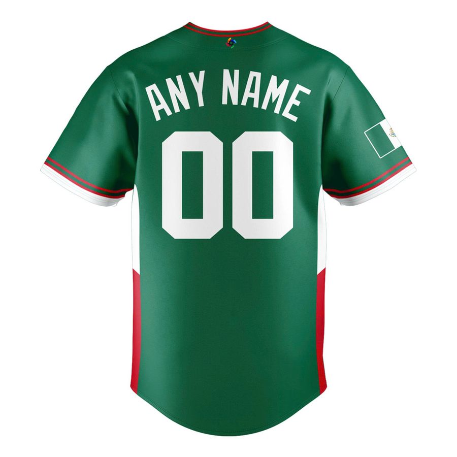 Mexico Baseball Nike 2026 World Baseball Classic Road Stadium Jersey - Green