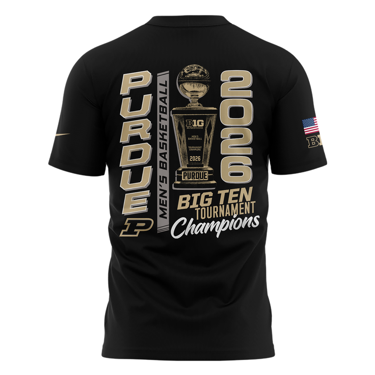 Purdue Men's Basketball 2026 Big Ten Tournament Champions T Shirt