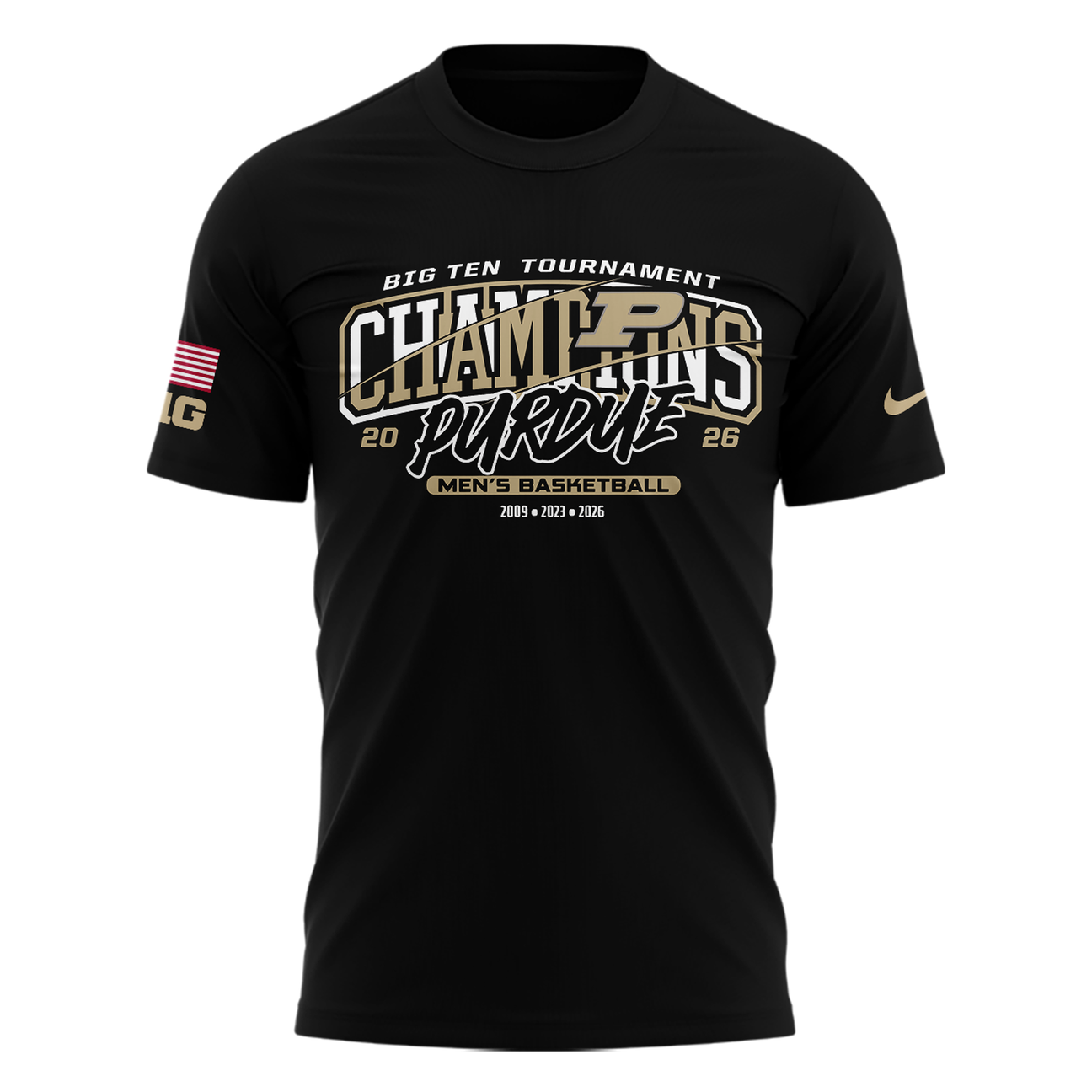 Purdue Men's Basketball 2026 Big Ten Tournament Champions T Shirt
