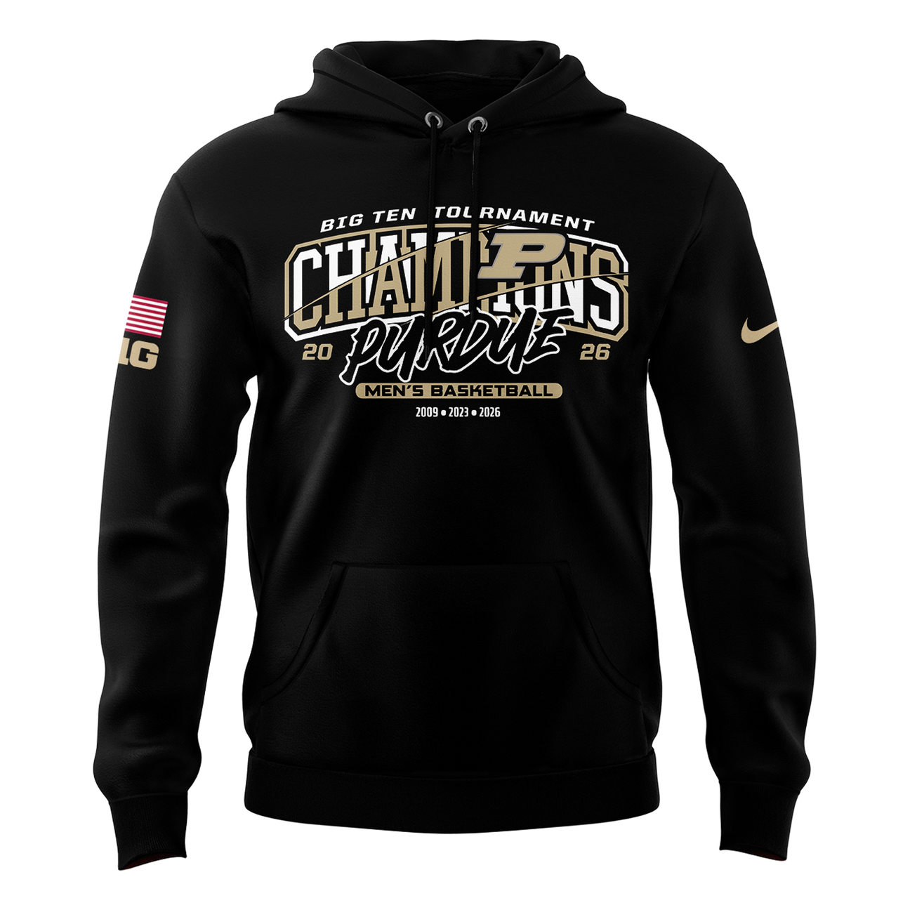 Purdue Men's Basketball 2026 Big Ten Tournament Champions Hoodie