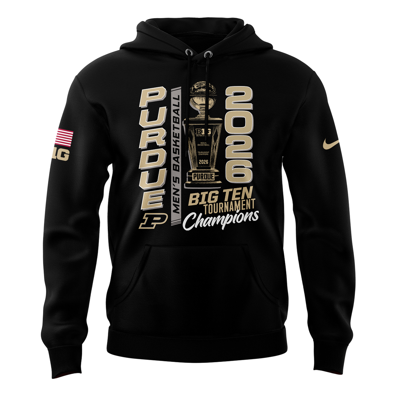 Purdue Men's Basketball 2026 Big Ten Tournament Champions Hoodie