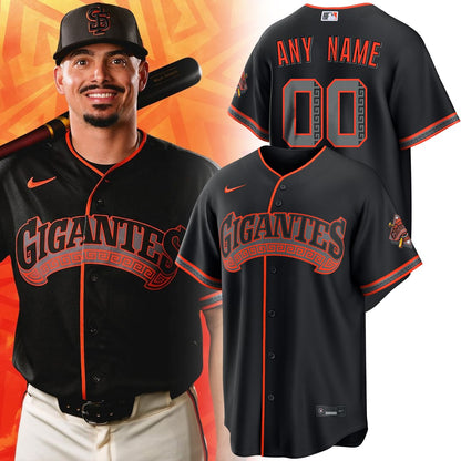 San Francisco Giants - GIGANTE🔥- Custom Jersey - Black