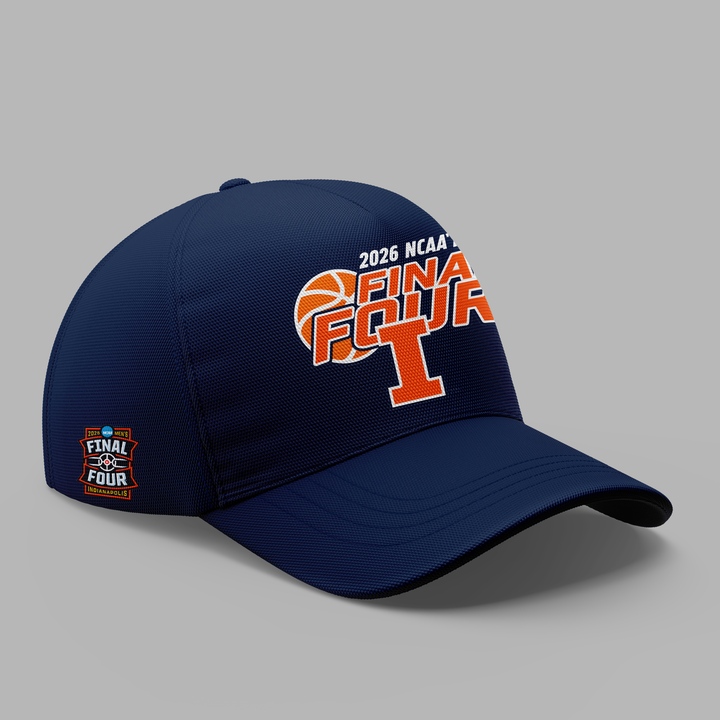 10.Illinois Fighting Illini 2026 NCAA Men's Basketball Tournament March Madness Final Four T-Shirt