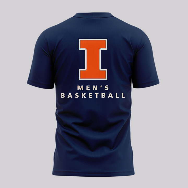 09.Illinois Fighting Illini 2026 NCAA Men's Basketball Tournament March Madness Final Four T-Shirt