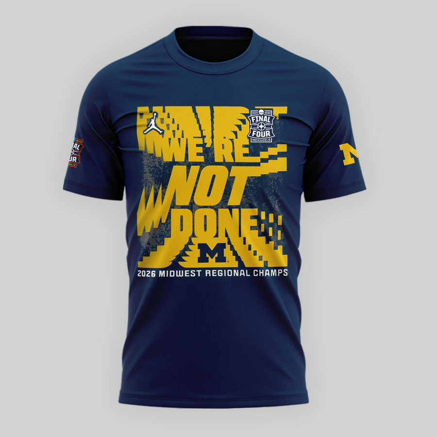 Michigan Wolverines 2026 Men's Basketball Tournament March Madness Final Four Tshirt