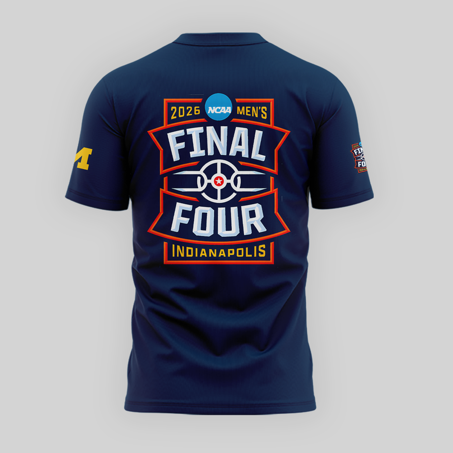 Michigan Wolverines 2026 Men's Basketball Tournament March Madness Final Four Tshirt