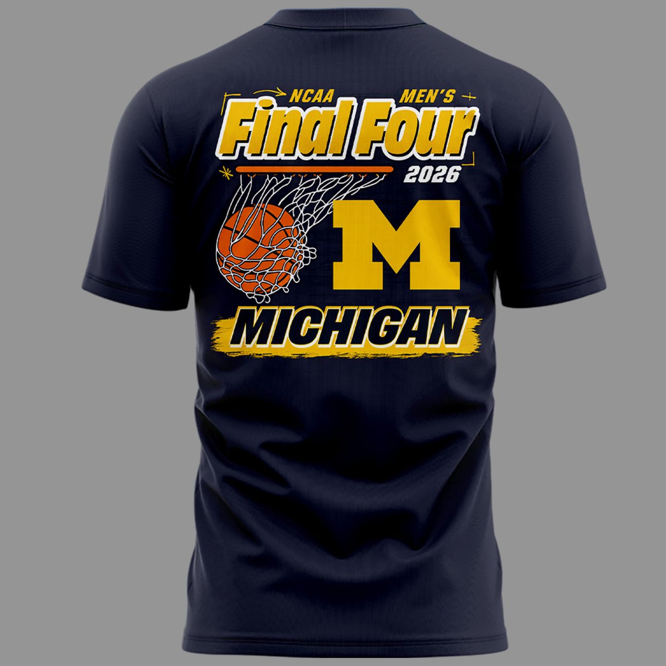 Exclusive Michigan Wolverines Men's Basketball Final Four Locker Room T-Shirt for fans