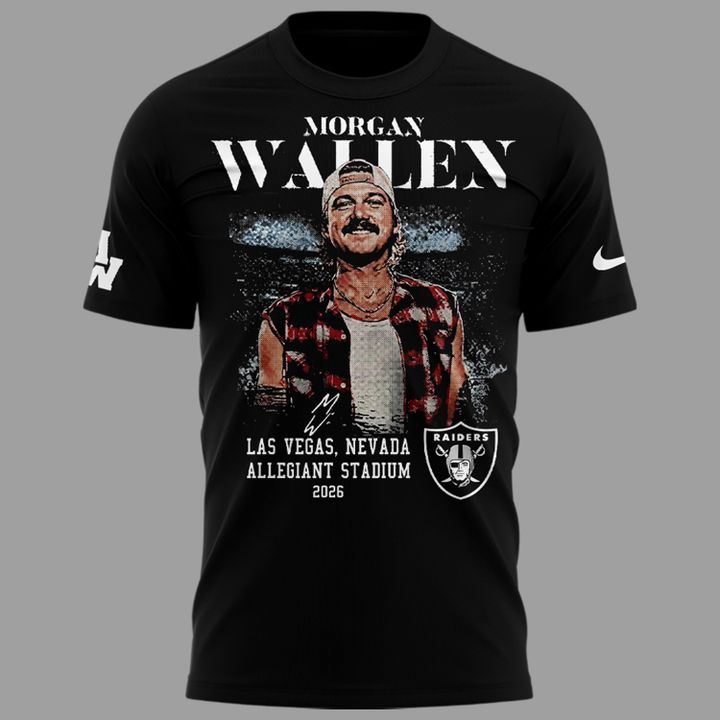 Limited Edition T-Shirt Morgan Wallen x Las Vegas Raiders