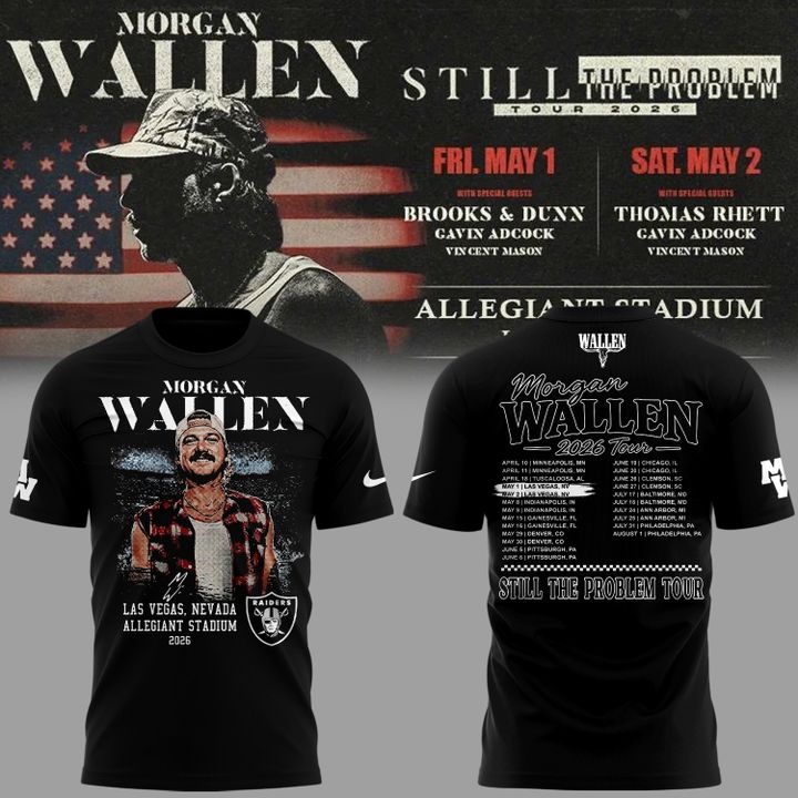 Limited Edition T-Shirt Morgan Wallen x Las Vegas Raiders!