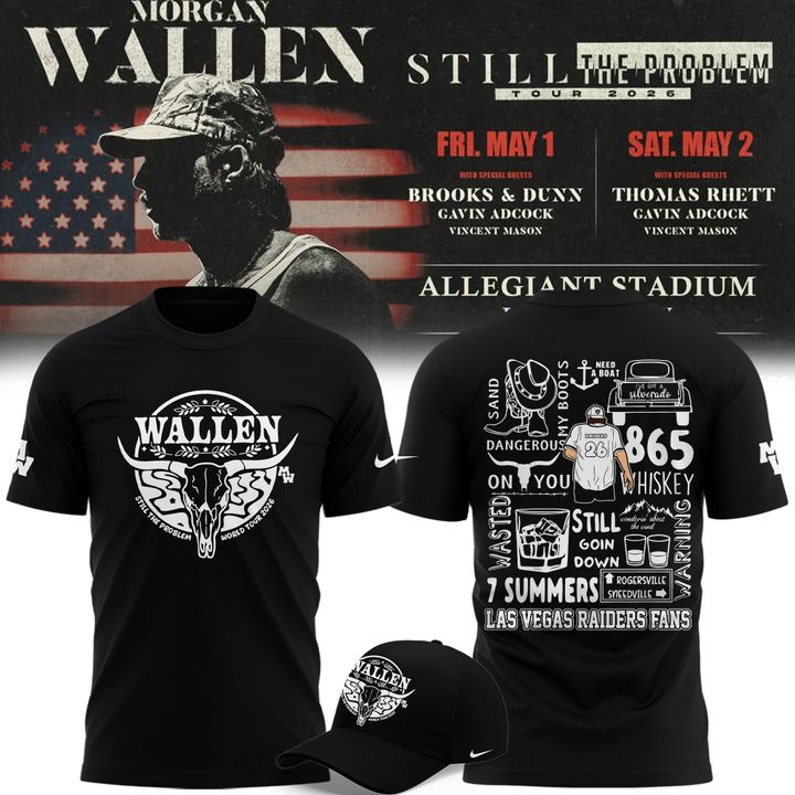 Special Edition T-Shirt Morgan Wallen x Las Vegas Raiders