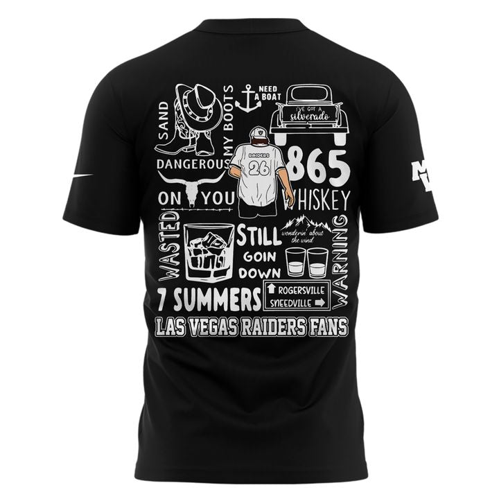Special Edition T-Shirt Morgan Wallen x Las Vegas Raiders