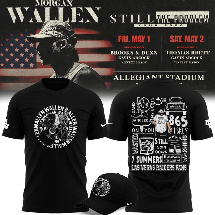 Special Edition T-Shirt Morgan Wallen x Las Vegas Raiders!