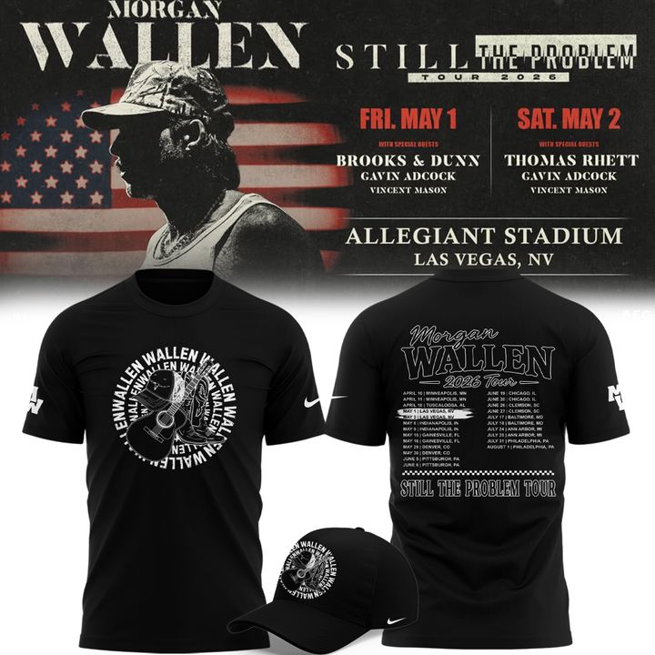 Special Edition T-Shirt Morgan Wallen x Las Vegas Raiders.