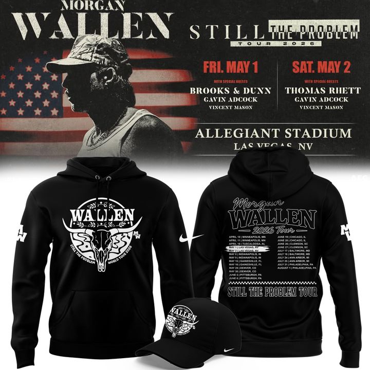 Limited Edition Hoodie Morgan Wallen x Las Vegas Raiders for fans