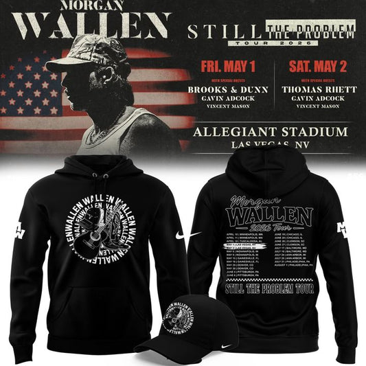 Limited Edition Hoodie Morgan Wallen x Las Vegas Raiders for fans.