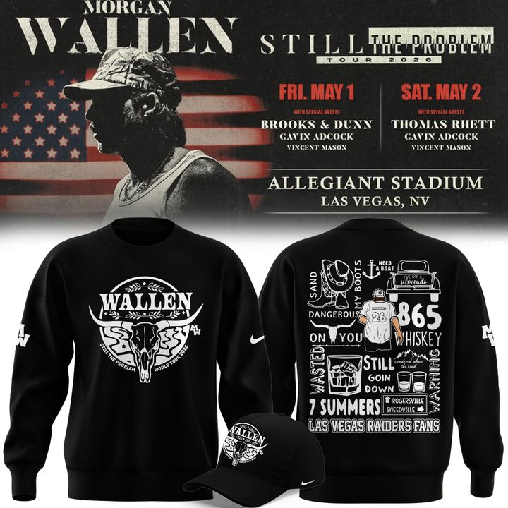 Limited edition Sweatshirt Morgan Wallen x Las Vegas Raiders for fans