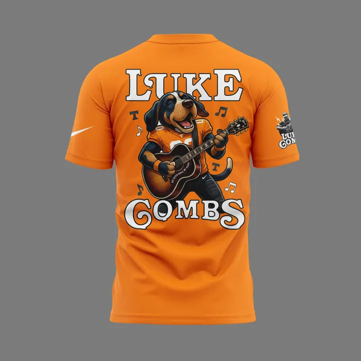 Exclusive Edition Luke Combs x Tennessee Volunteers Football - My Kinda Saturday Night Tour Country Music 2026 T-Shirt