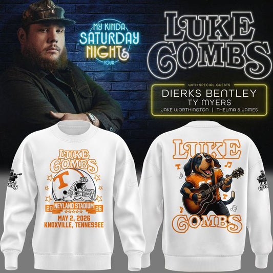 Luke Combs x Tennessee Volunteers Football – Country Music 2026 Sweatshirt