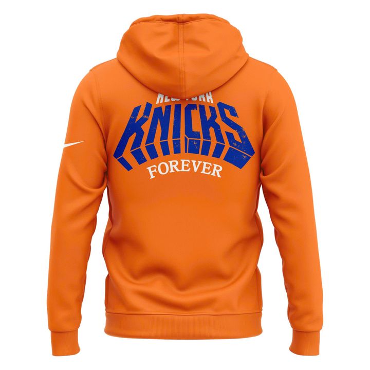 New York Knicks 2026 Playoffs "Always Knicks" Hoodie - Orange
