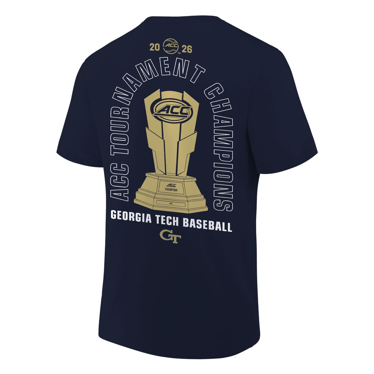 Georgia Tech Yellow Jackets Baseball Locker Room ACC Tournament Champions Tee