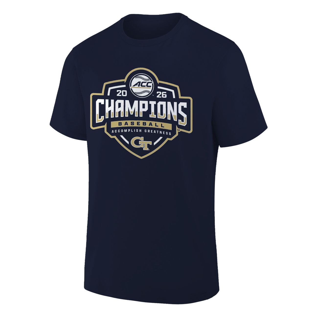 Georgia Tech Yellow Jackets Baseball Locker Room ACC Tournament Champions Tee