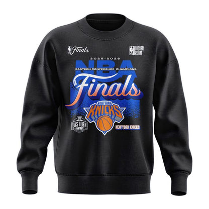 Men's New York Knicks 2026 NBA Eastern Conference Champions Two-Sided Sweatshirt
