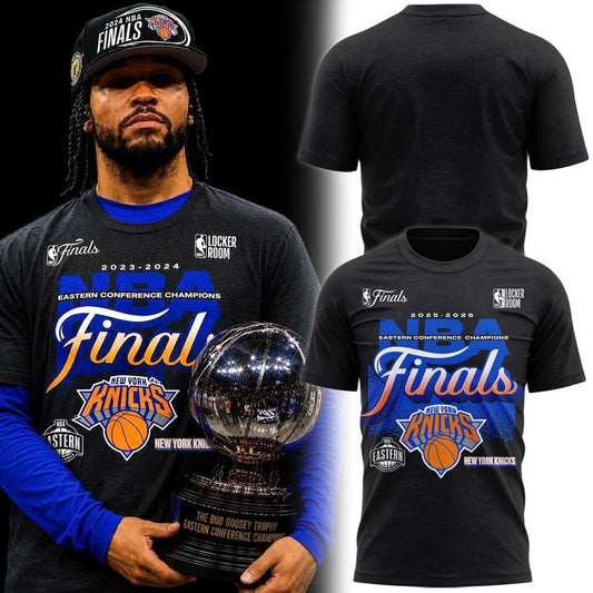 Men's New York Knicks 2026 NBA Eastern Conference Champions Locker Room T-Shirt