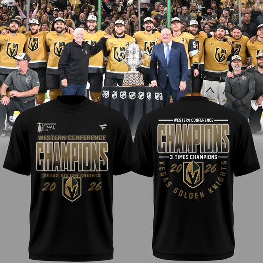 Vegas Golden Knights WESTERN CONFERENCE CHAMPIONS Tshirt 2026