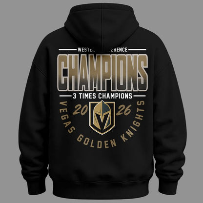 Vegas Golden Knights WESTERN CONFERENCE CHAMPIONS Hoodie 2026