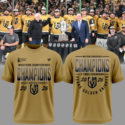 1.Vegas Golden Knights WESTERN CONFERENCE CHAMPIONS Tshirt 2026