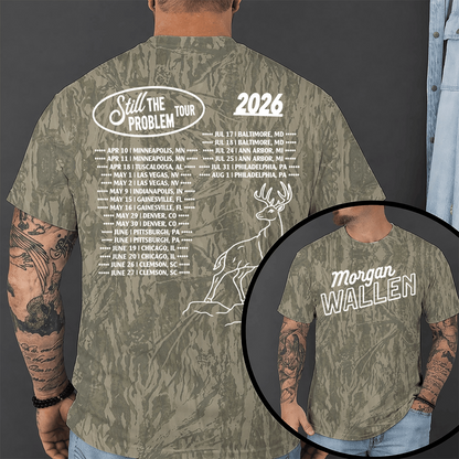 Limited Edition Morgan Wallen - Still The Problem Tour 2026 T-Shirt