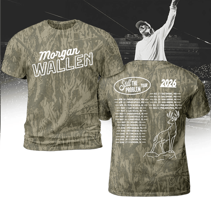Limited Edition Morgan Wallen - Still The Problem Tour 2026 T-Shirt