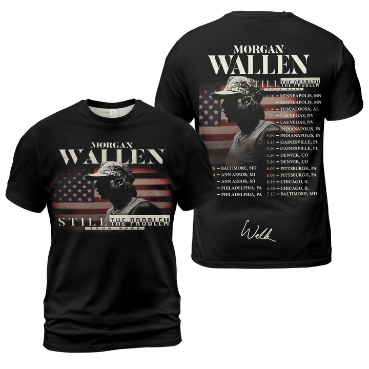 Special Edition Morgan Wallen - Still The Problem Tour 2026 T-Shirt