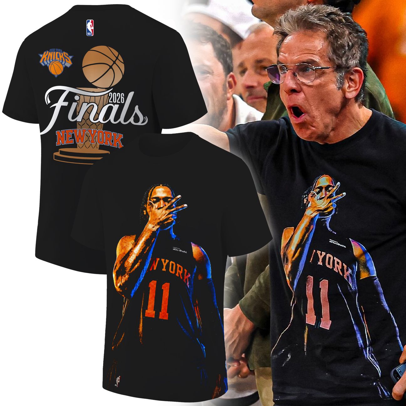 New York Knicks 2026 NBA Finals Jalen Brunson Tshirt